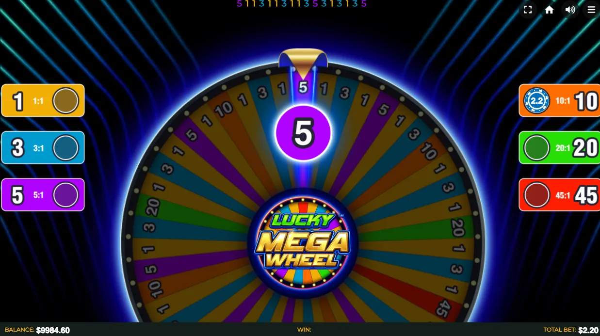 Lucky Mega Wheel demo
